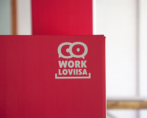 CoWork Loviisa logo kuvassa